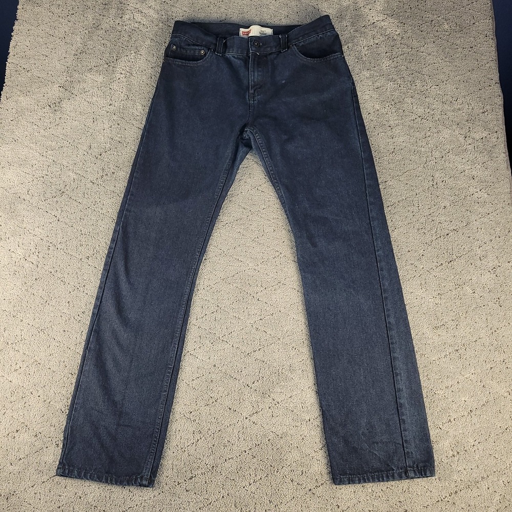 Levis Jeans Womens 20 Blue 511 Skinny Dark Wash Straight Leg Slim Fit Mid Rise